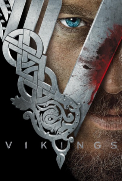 Intense Viking warrior with sword
